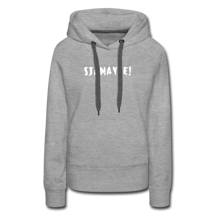 sjamayee - Premium Hoodie (vrouw) - grijs gemêleerd