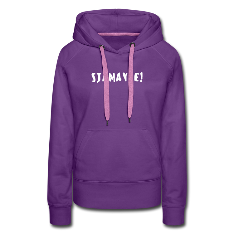 sjamayee - Premium Hoodie (vrouw) - purple