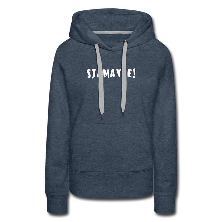 sjamayee - Premium Hoodie (vrouw) - jeansblauw
