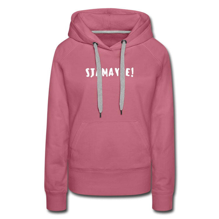 sjamayee - Premium Hoodie (vrouw) - malve