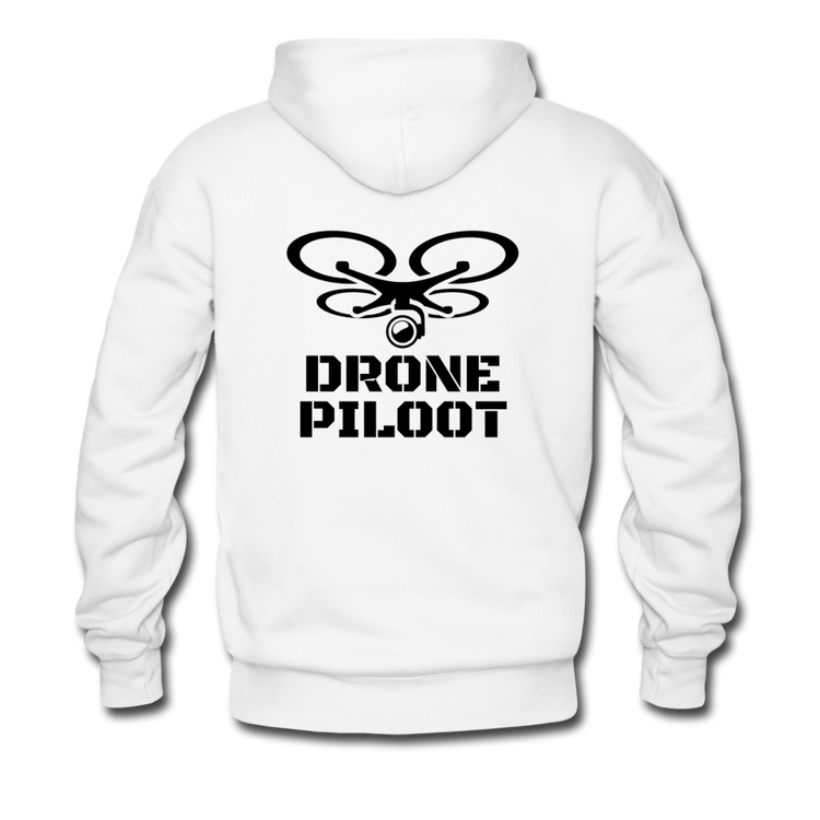 Drone piloot - premium hoodie (man) - wit