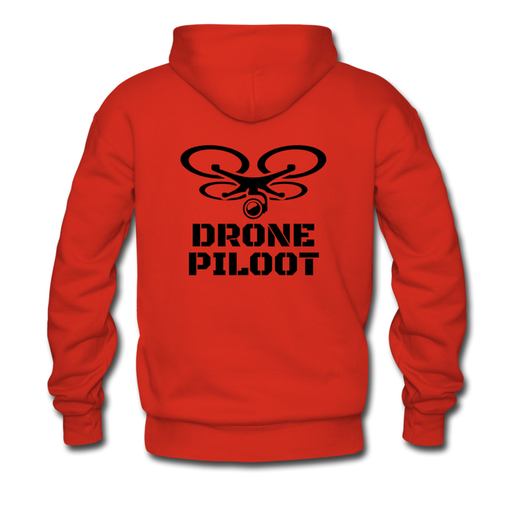 Drone piloot - premium hoodie (man) - rood