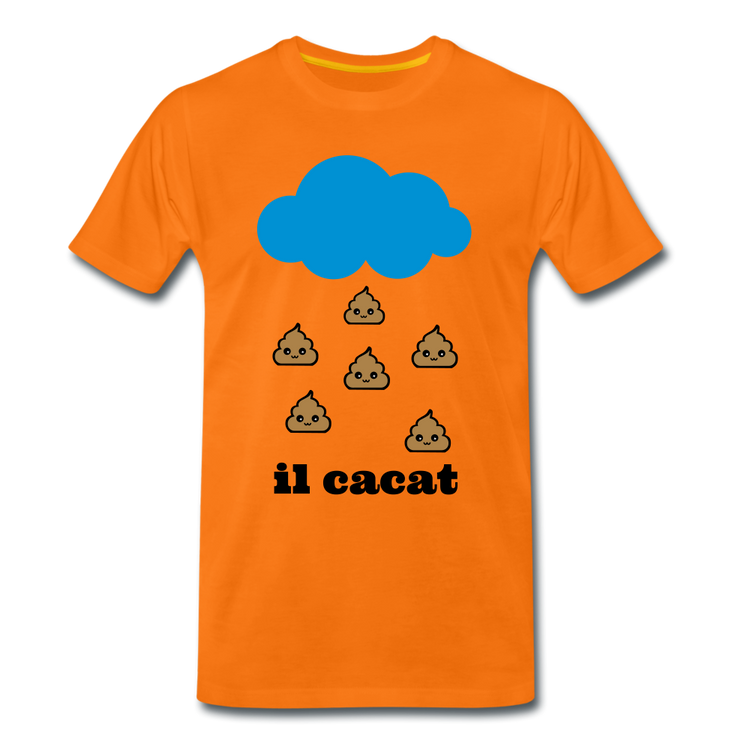il cacat - Premium T-Shirt (man) - oranje