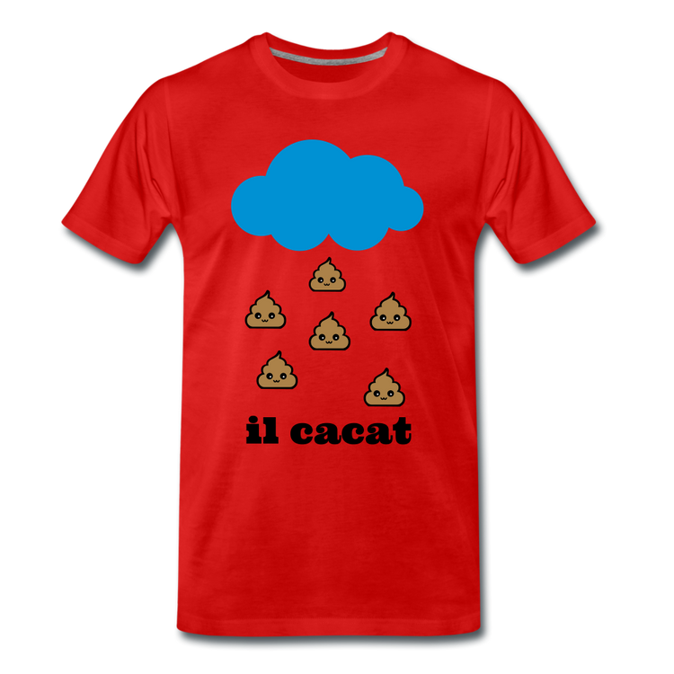 il cacat - Premium T-Shirt (man) - rood