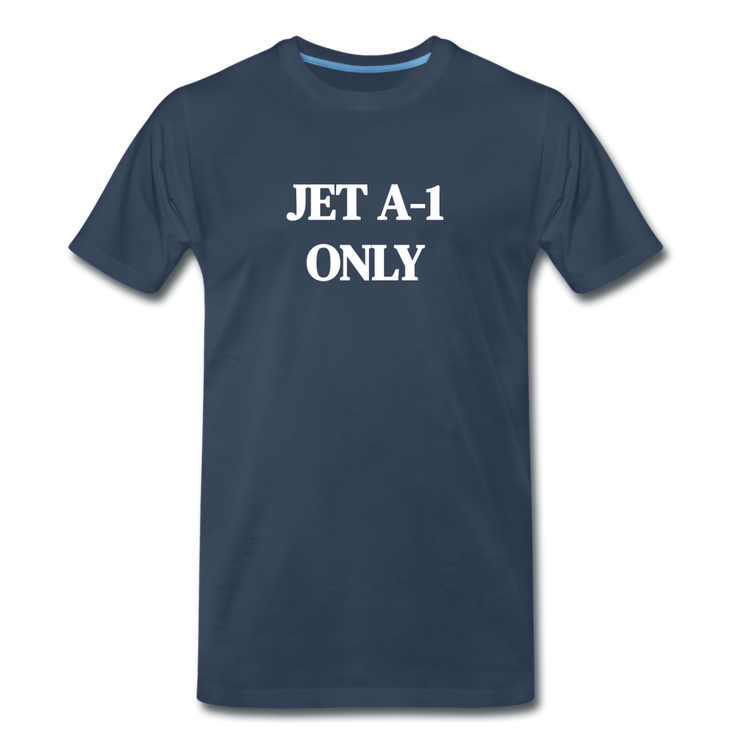 JET A-1 ONLY - Premium T-Shirt (man) - navy