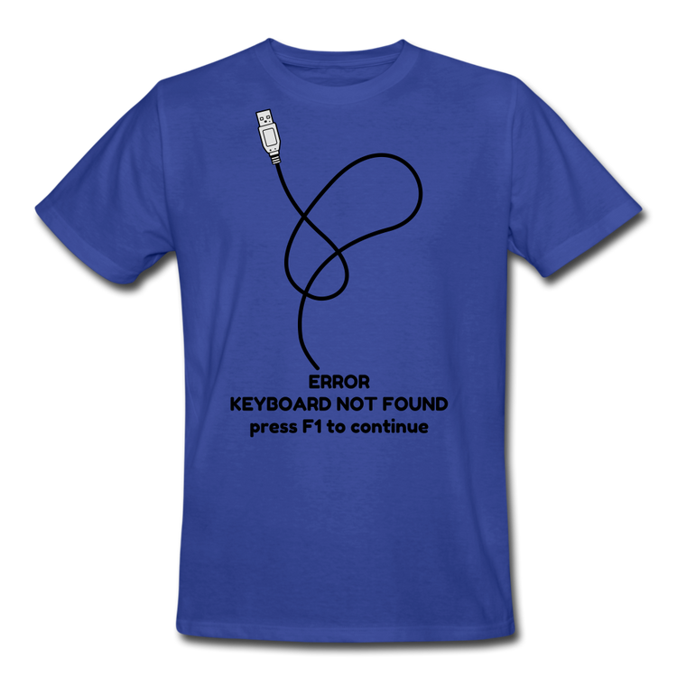 ERROR keyboard not found - Men’s Workwear T-Shirt - royal blauw