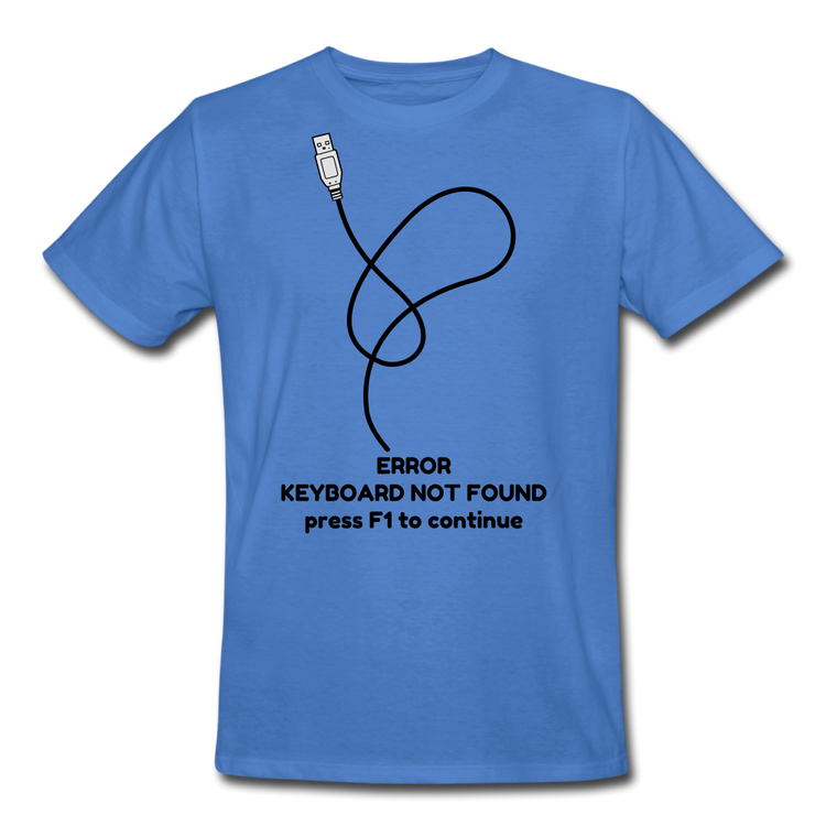 ERROR keyboard not found - Men’s Workwear T-Shirt - blauw