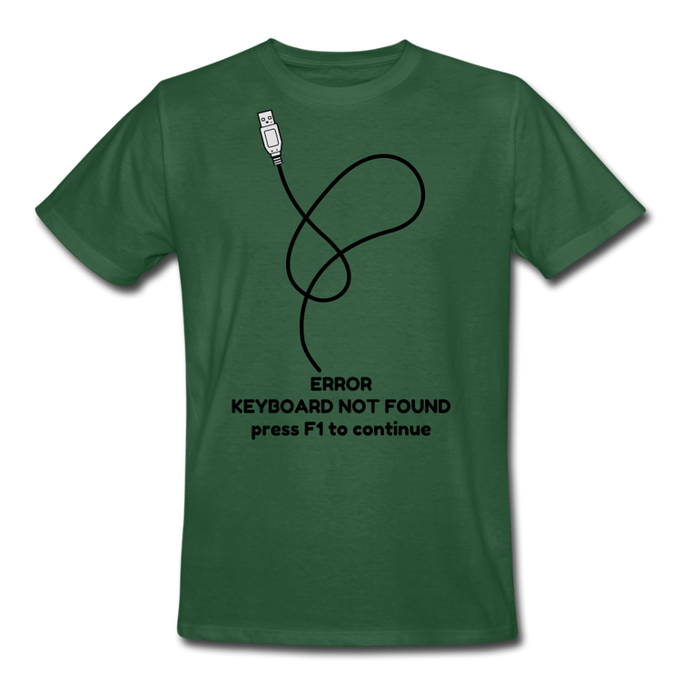 ERROR keyboard not found - Men’s Workwear T-Shirt - bottlegreen