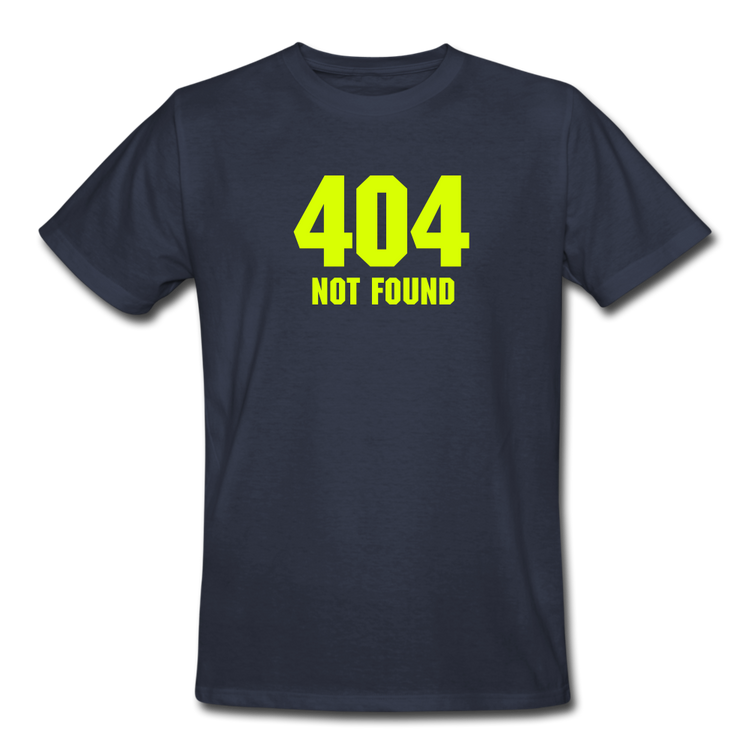 404 not found - Men’s Workwear T-Shirt - navy