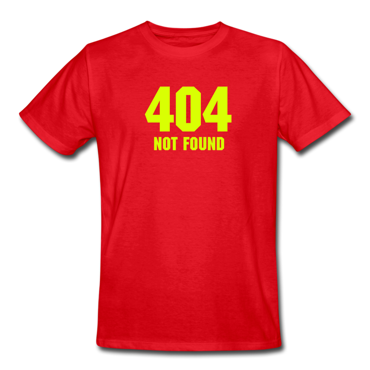 404 not found - Men’s Workwear T-Shirt - rood
