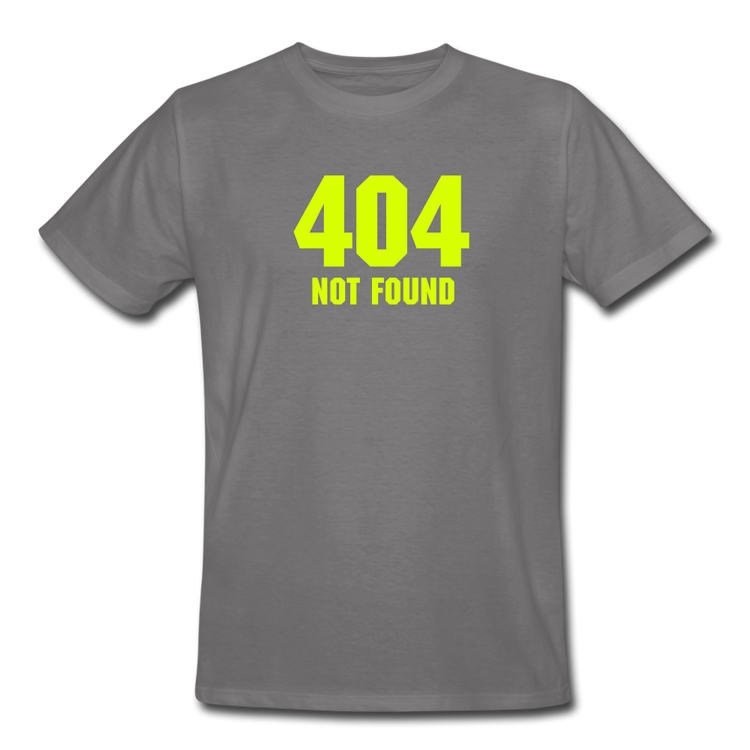 404 not found - Men’s Workwear T-Shirt - grijs