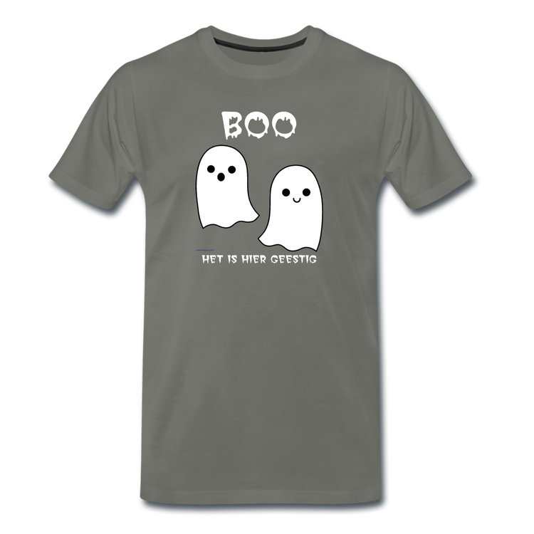 boo - Premium T-Shirt (man) - asfalt