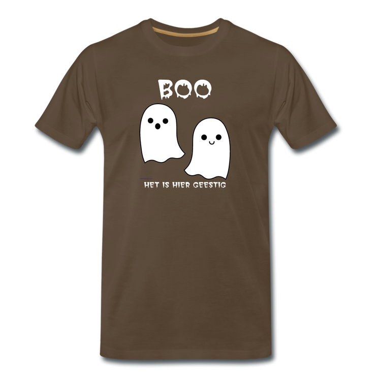 boo - Premium T-Shirt (man) - edelbruin