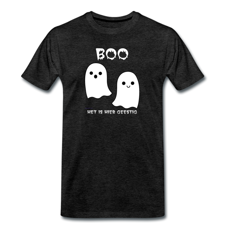 boo - Premium T-Shirt (man) - houtskool