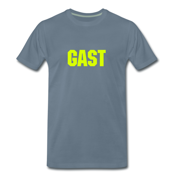 gast - Premium T-Shirt (man) - blauwgrijs