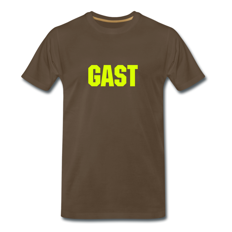 gast - Premium T-Shirt (man) - edelbruin