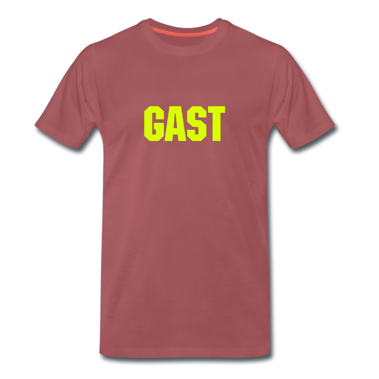 gast - Premium T-Shirt (man) - washed burgundy