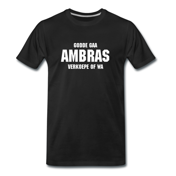 godde gaa ambras - Premium T-Shirt (man) - zwart