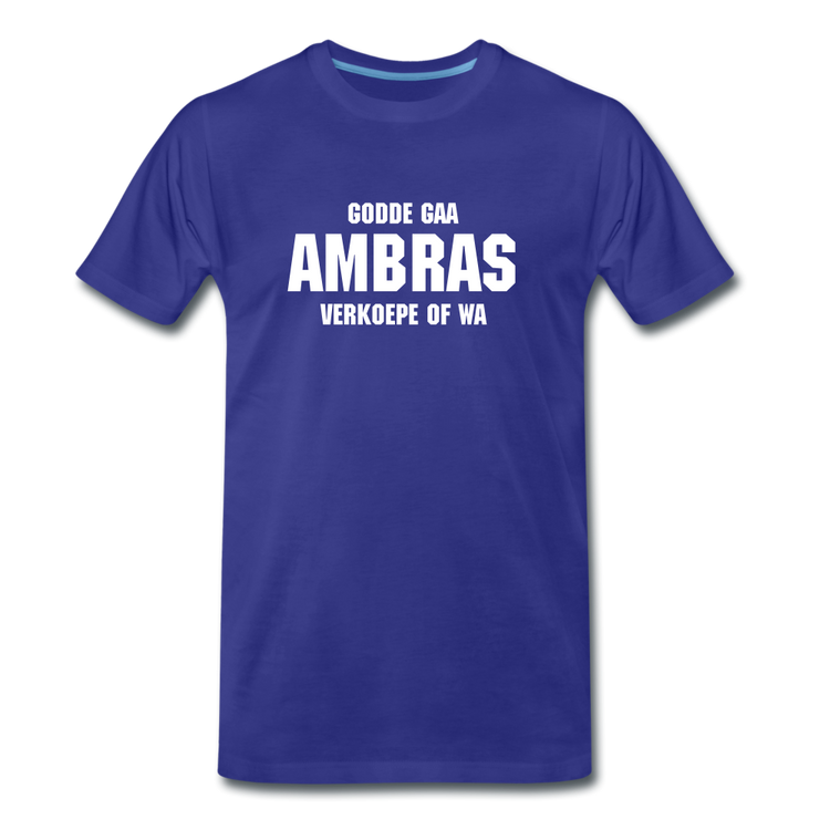 godde gaa ambras - Premium T-Shirt (man) - koningsblauw
