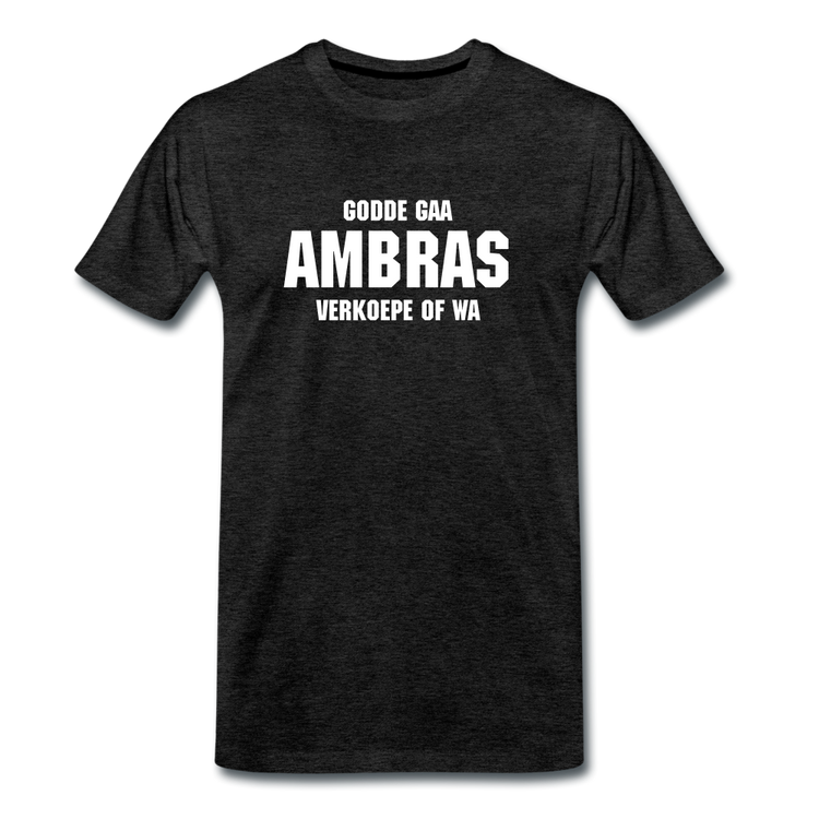 godde gaa ambras - Premium T-Shirt (man) - houtskool