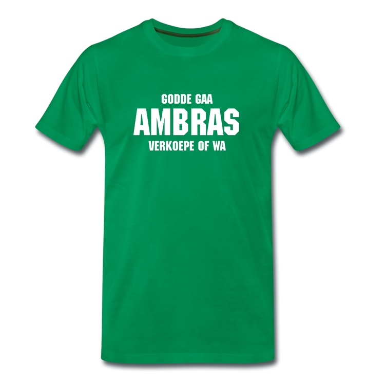 godde gaa ambras - Premium T-Shirt (man) - kelly groen