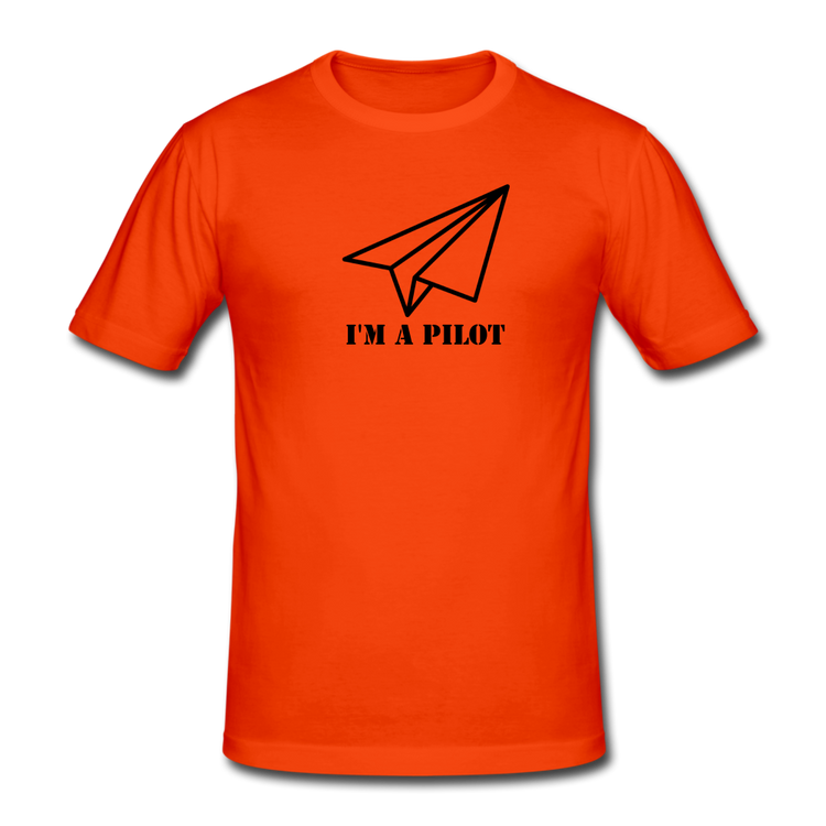 pilot - Gildan Heavy T-Shirt (man) - oranje