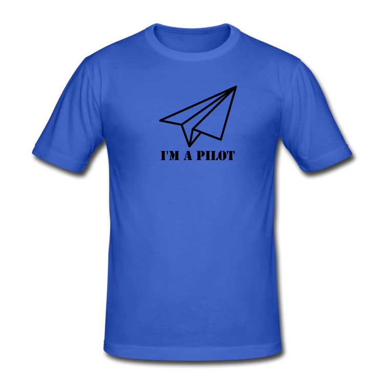 pilot - Gildan Heavy T-Shirt (man) - koningsblauw