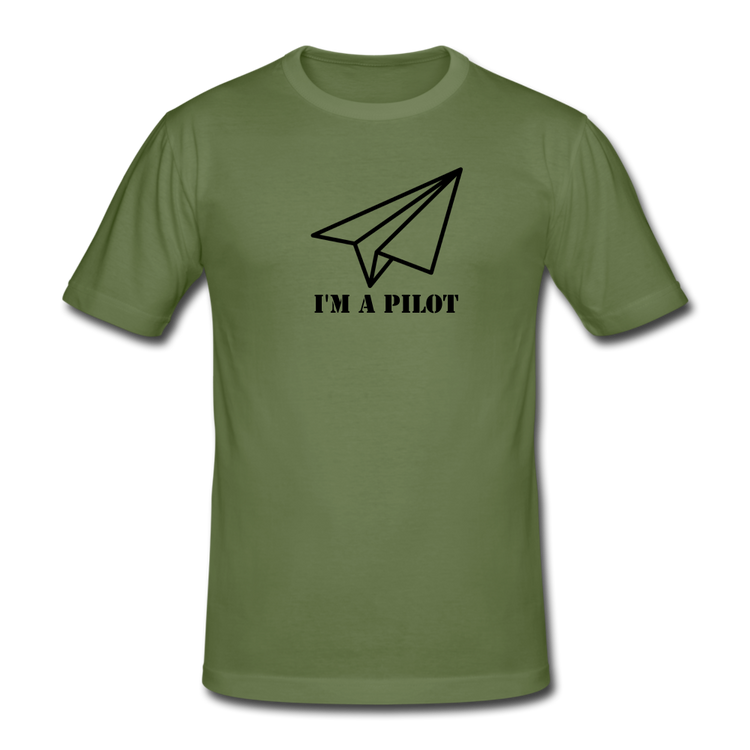 pilot - Gildan Heavy T-Shirt (man) - militairgroen
