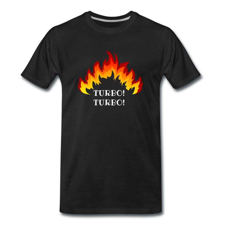 Turbo! Turbo! - Premium T-Shirt (man) - zwart
