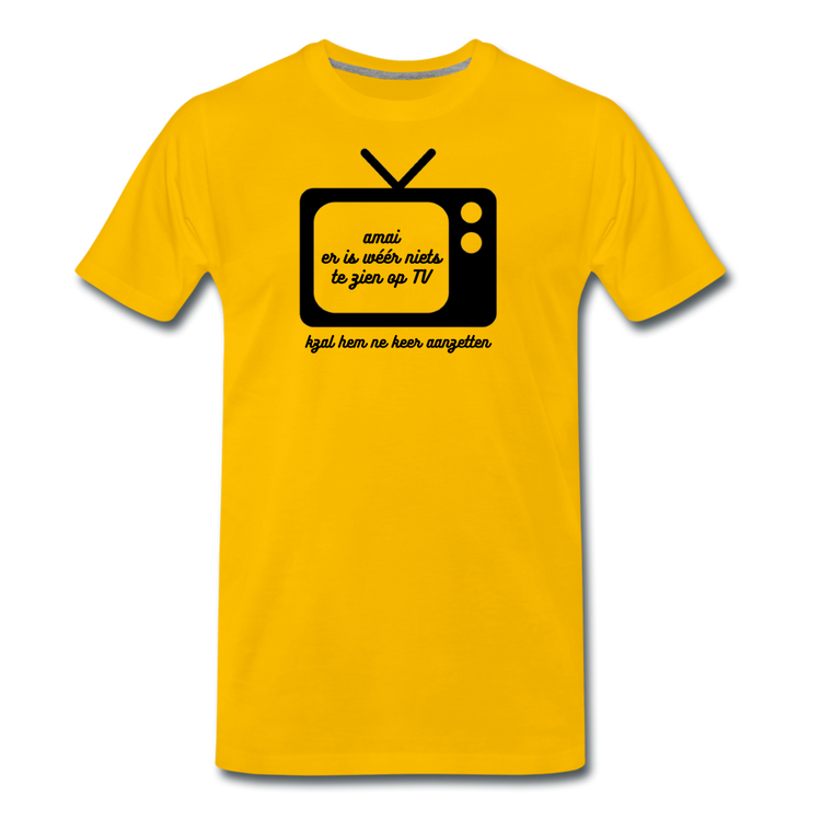 niets op TV - T-shirt (man) - zongeel