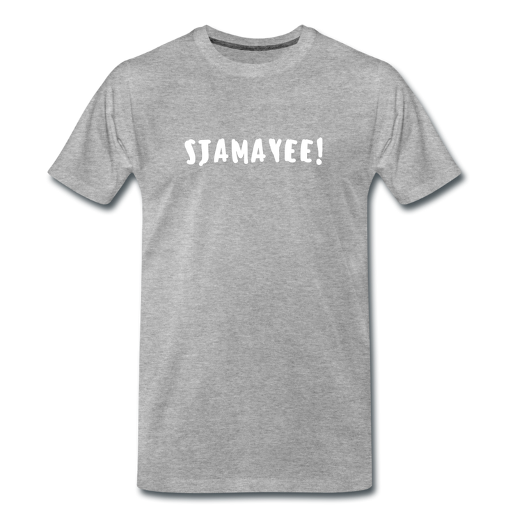 Sjamayee! - Premium T-Shirt (man) - grijs gemêleerd