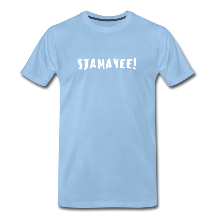 Sjamayee! - Premium T-Shirt (man) - sky