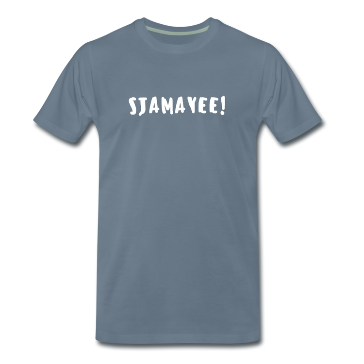 Sjamayee! - Premium T-Shirt (man) - blauwgrijs