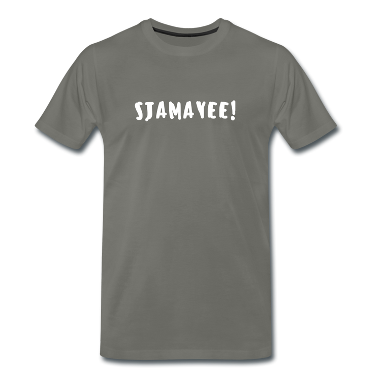 Sjamayee! - Premium T-Shirt (man) - asfalt