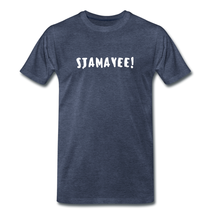 Sjamayee! - Premium T-Shirt (man) - blauw gemêleerd