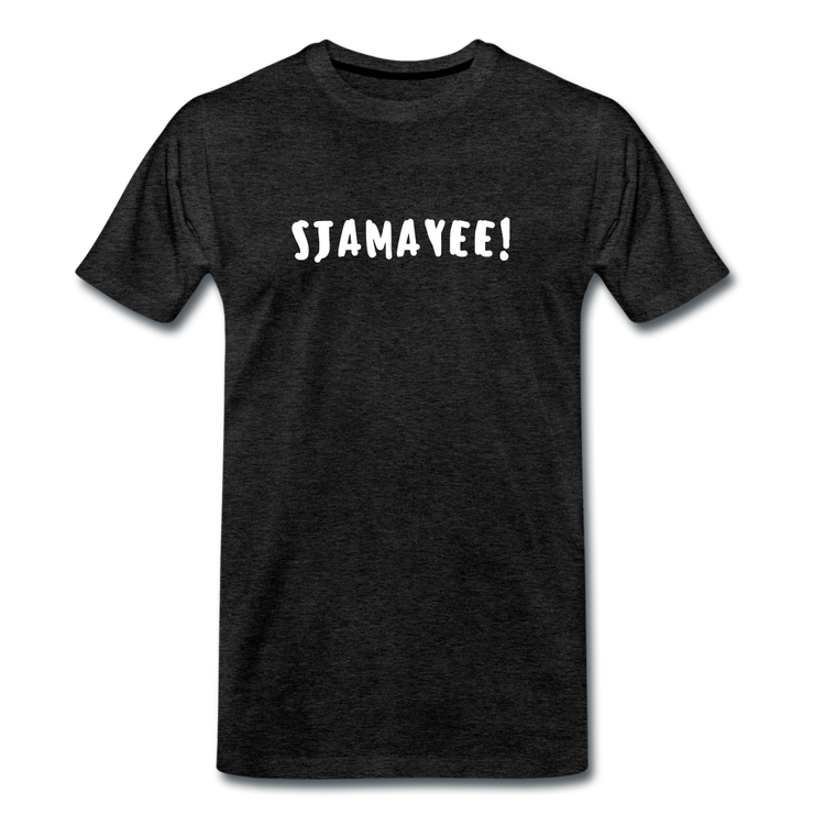 Sjamayee! - Premium T-Shirt (man) - houtskool