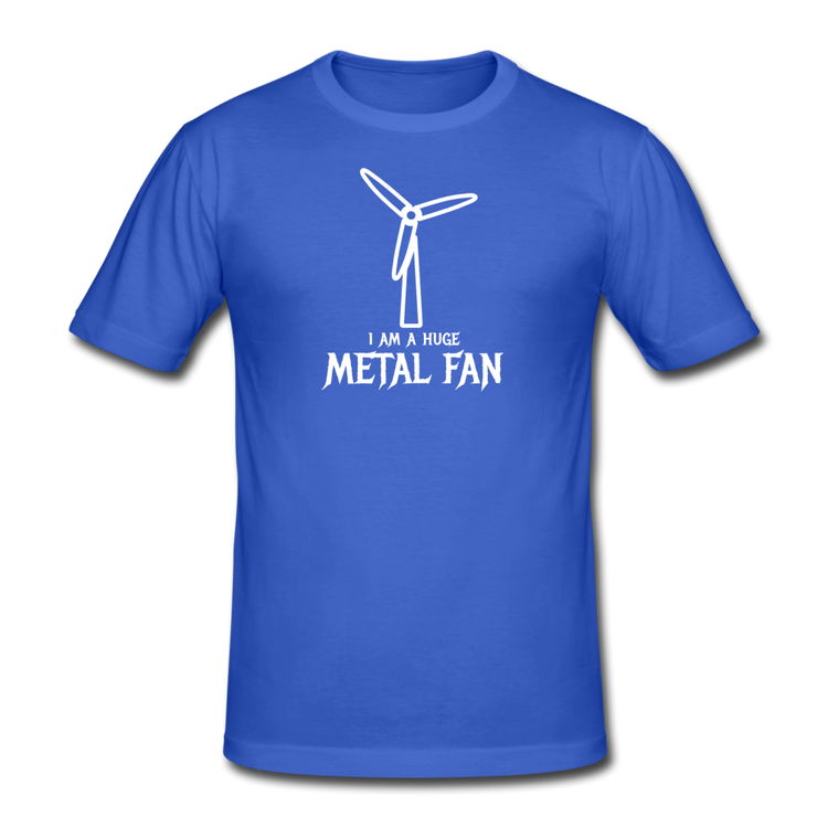 huge metal fan - Gildan heavy T-shirt (man) - koningsblauw