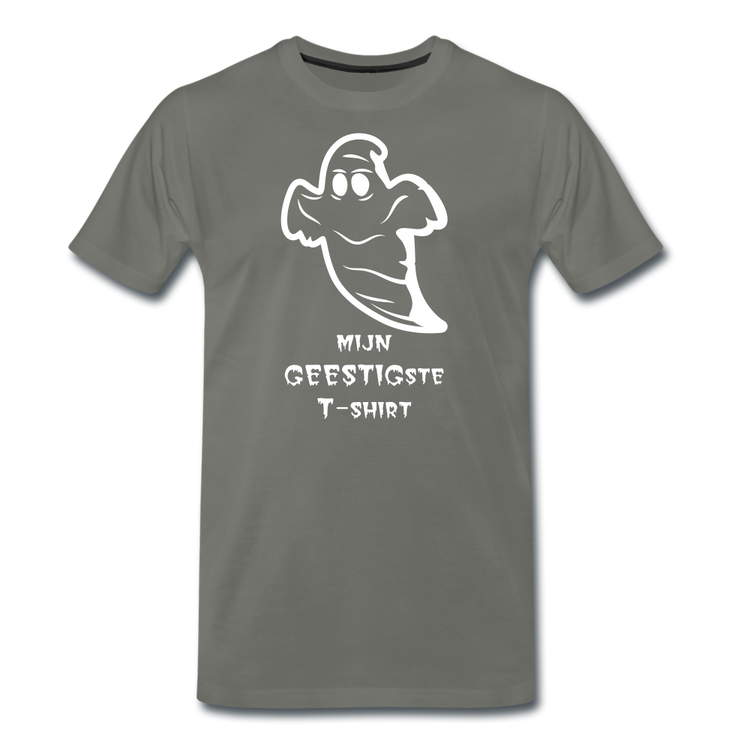 mijn geestigste T-shirt - Premium T-Shirt (man) - asfalt