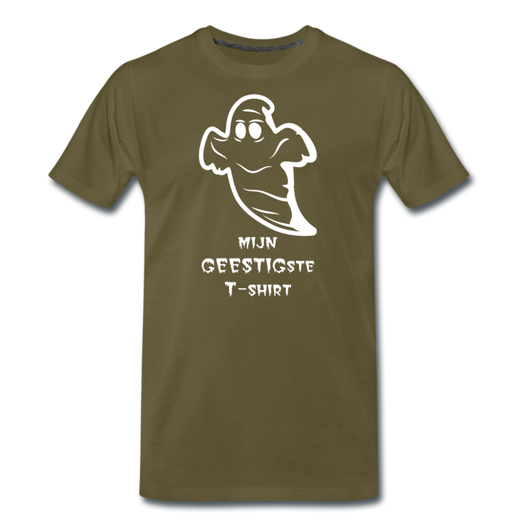 mijn geestigste T-shirt - Premium T-Shirt (man) - kaki