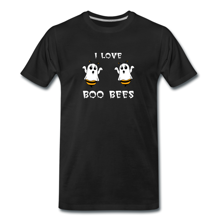 I love boo bees - Premium T-Shirt (man) - zwart