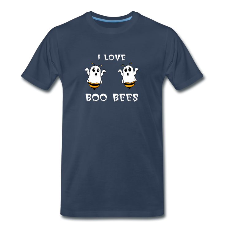 I love boo bees - Premium T-Shirt (man) - navy