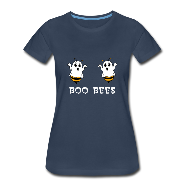 BOO BEES - Premium T-Shirt (vrouw) - navy