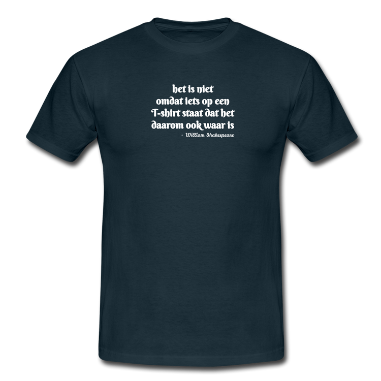 het is niet - T-Shirt (man) - navy
