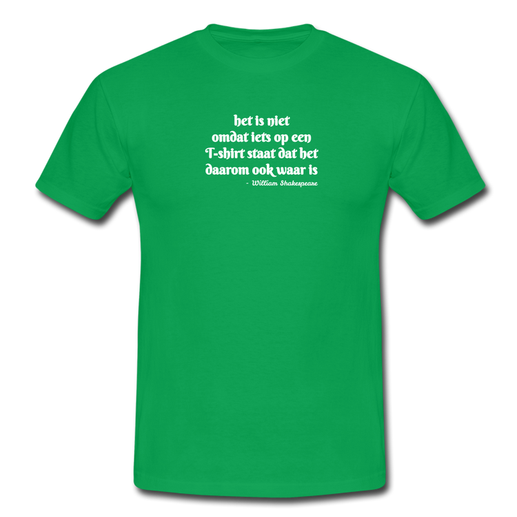 het is niet - T-Shirt (man) - kelly groen