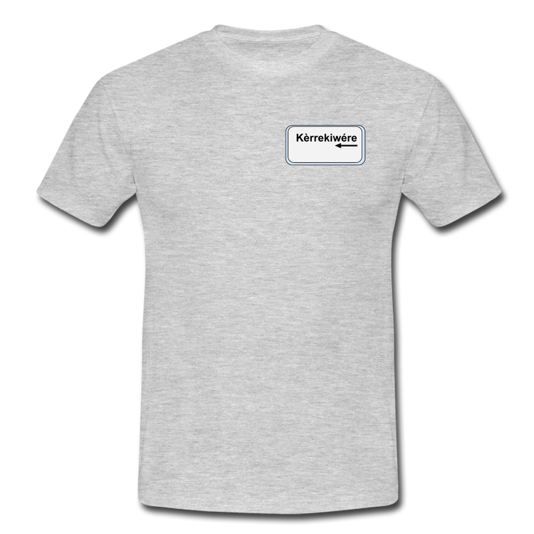 kèrrekiwére - T-Shirt (man) - grijs gemêleerd