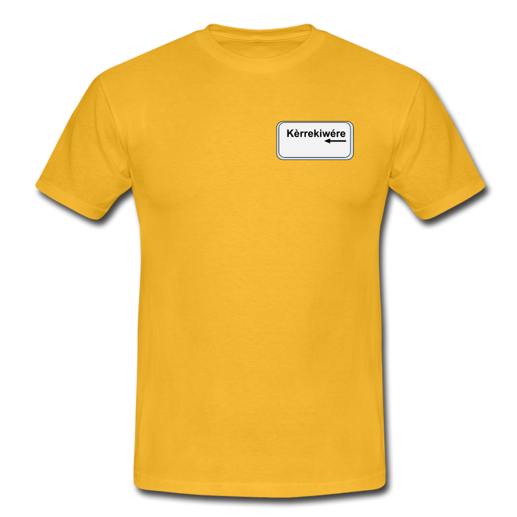 kèrrekiwére - T-Shirt (man) - geel