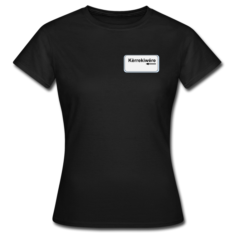 kèrrekiwére - T-Shirt (vrouw) - zwart