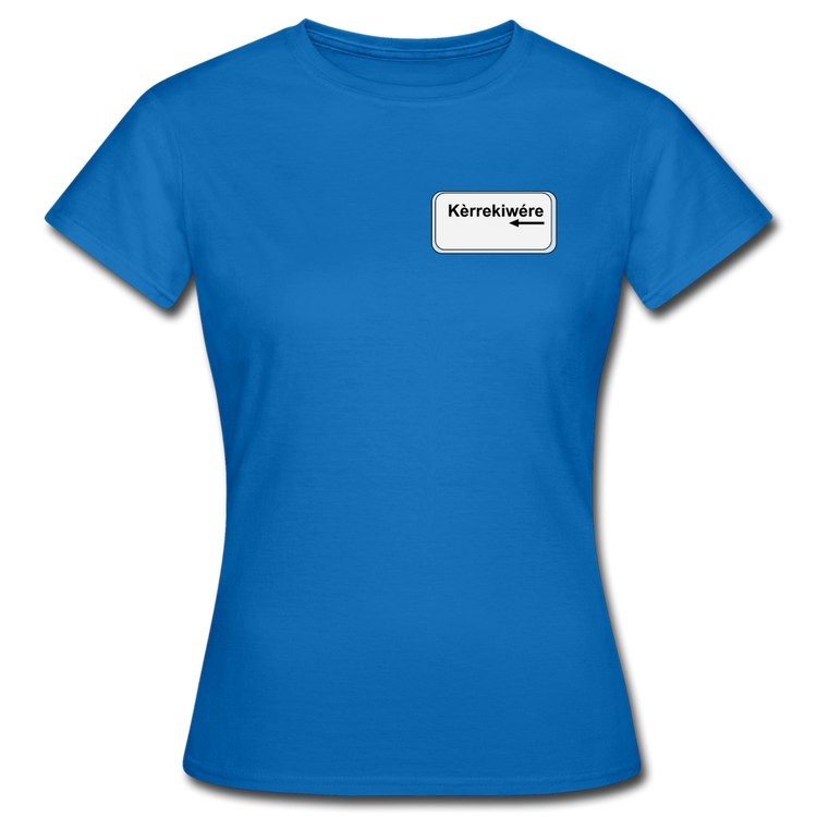 kèrrekiwére - T-Shirt (vrouw) - royal blauw