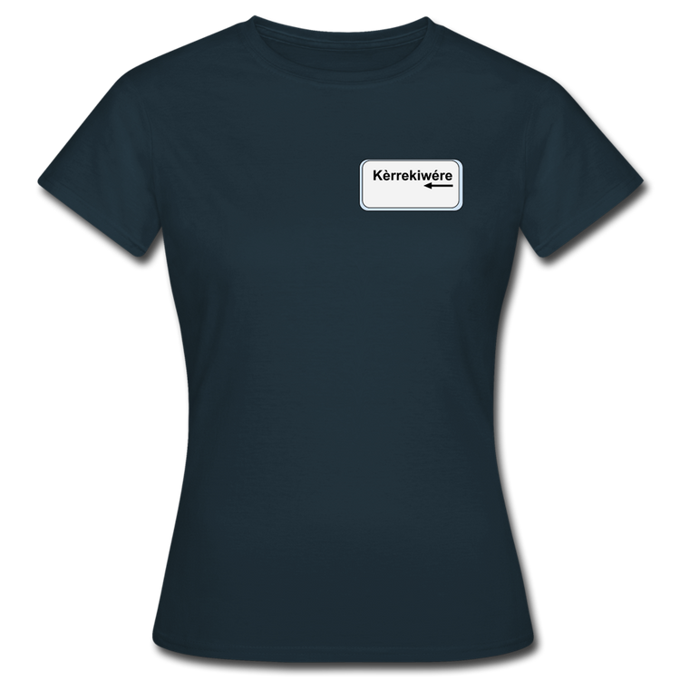 kèrrekiwére - T-Shirt (vrouw) - navy