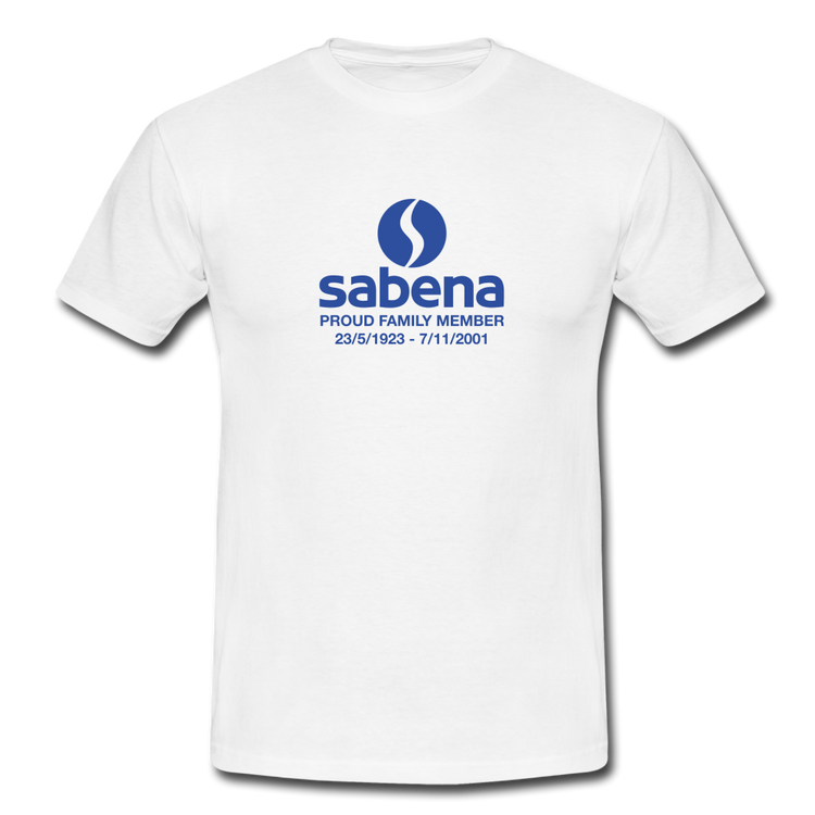 sabena proud family member - T-Shirt (man) - wit